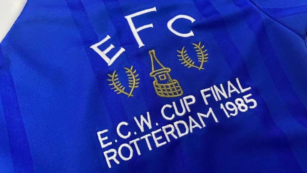 Camisa Retrô Everton Cup Final 85
