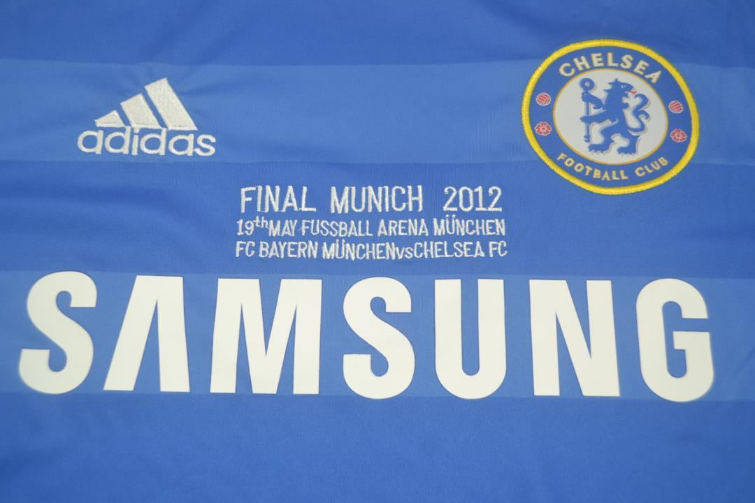 Camisa Retrô Chelsea UCL Final Manga Longaa 2012