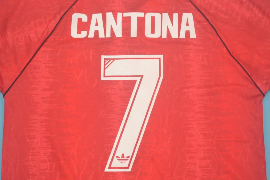 Camisa Retrô Manchester United Home 90/92 "Cantona" Nº7