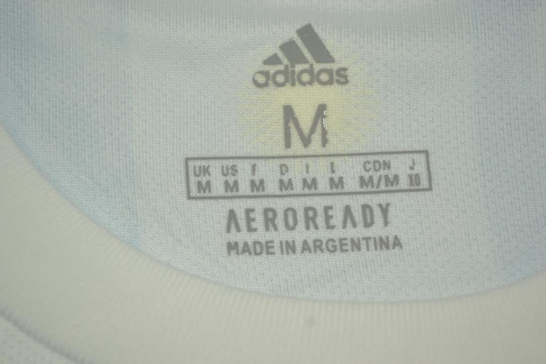 Camisa Retrô Argentina Home Final Camisa Retrô American Cup Versão 20/21 "Messi" N°.10