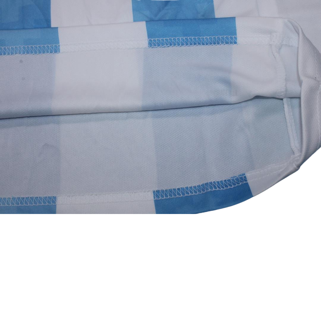 Camisa Retrô Argentina Home Copa do Mundo Versão 2018 "Messi" N°.10