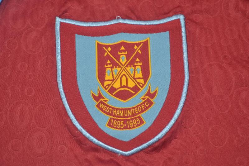 Camisa Retrô West Ham 100 Year Versão