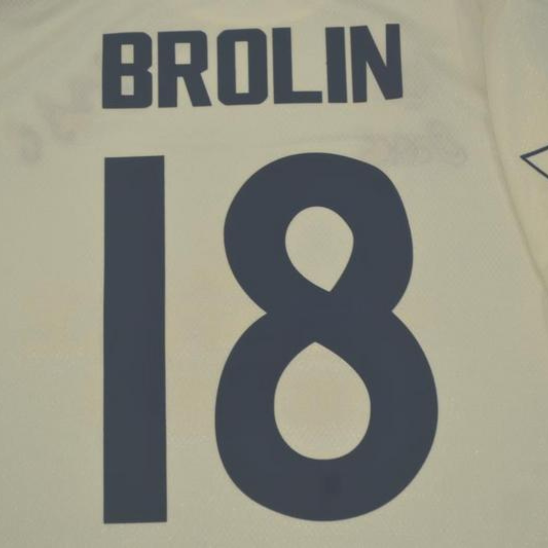 Camisa Retrô Leedss Home 95/96 "Brolin" Nº 18