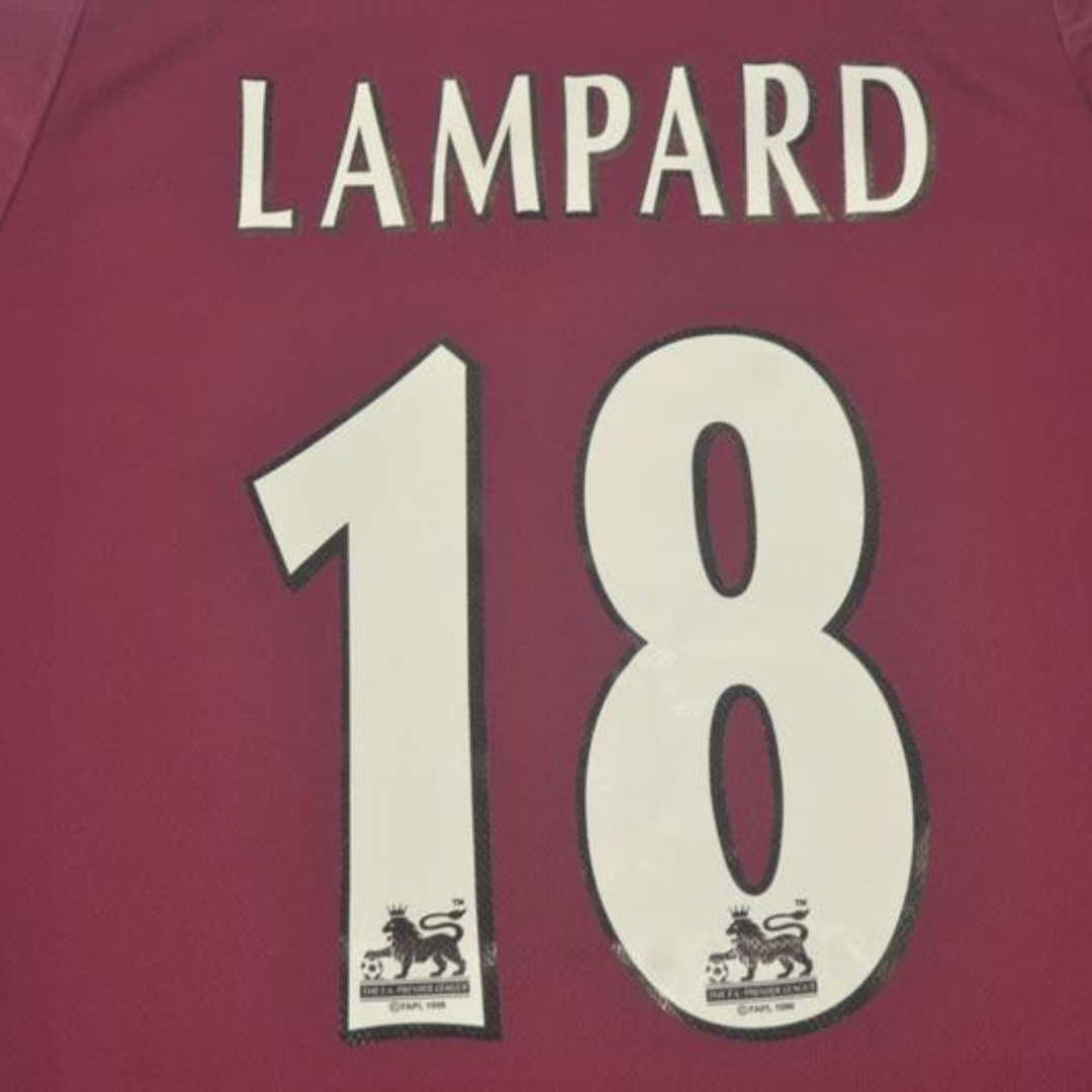 Camisa Retrô West Ham Home 99/01 "Lampard" Nº 18