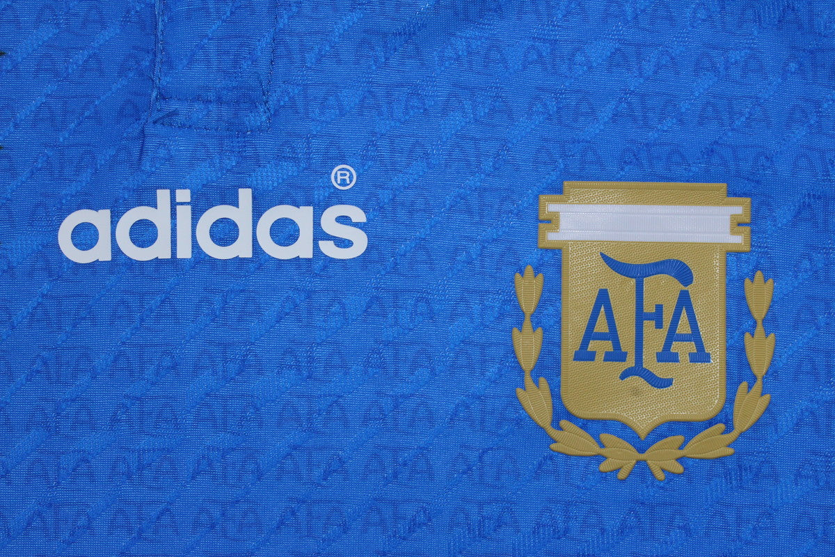 Camisa Retrô Argentina Away  Versão Jogador 1994