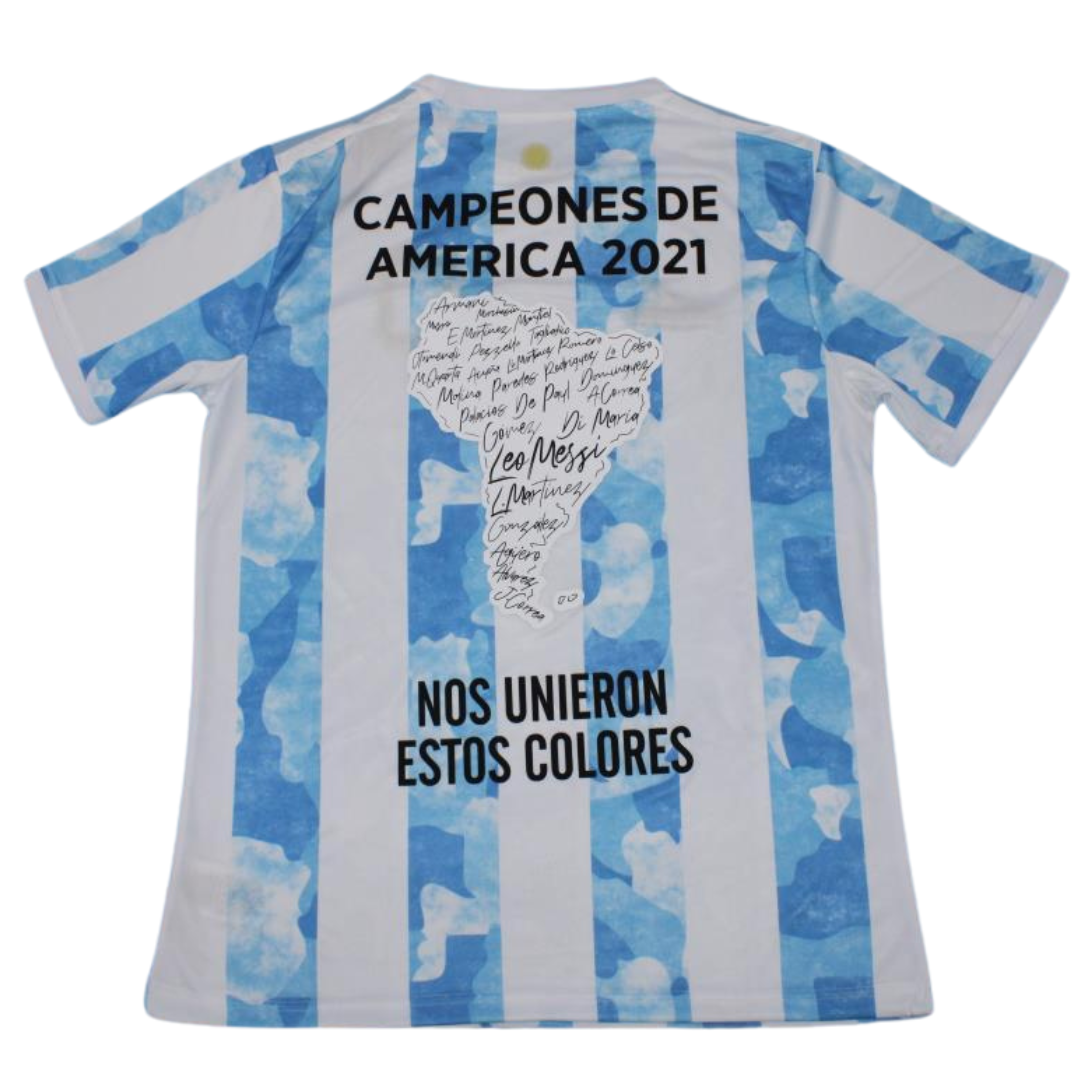 Camisa Retrô Argentina Home Champions Camisa Retrô American Cup Versão 20/21