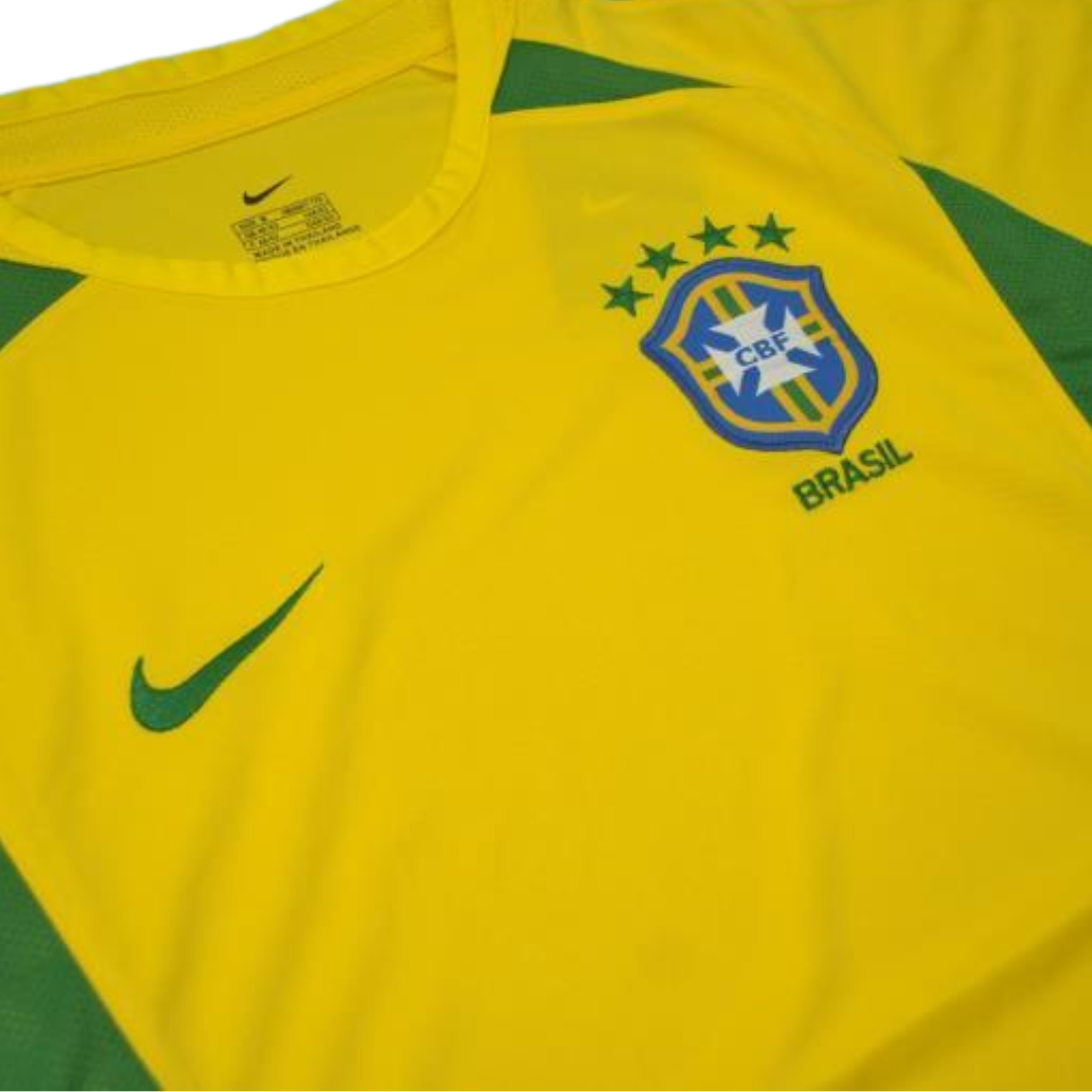 Camisa Retrô Brasil Home 2002