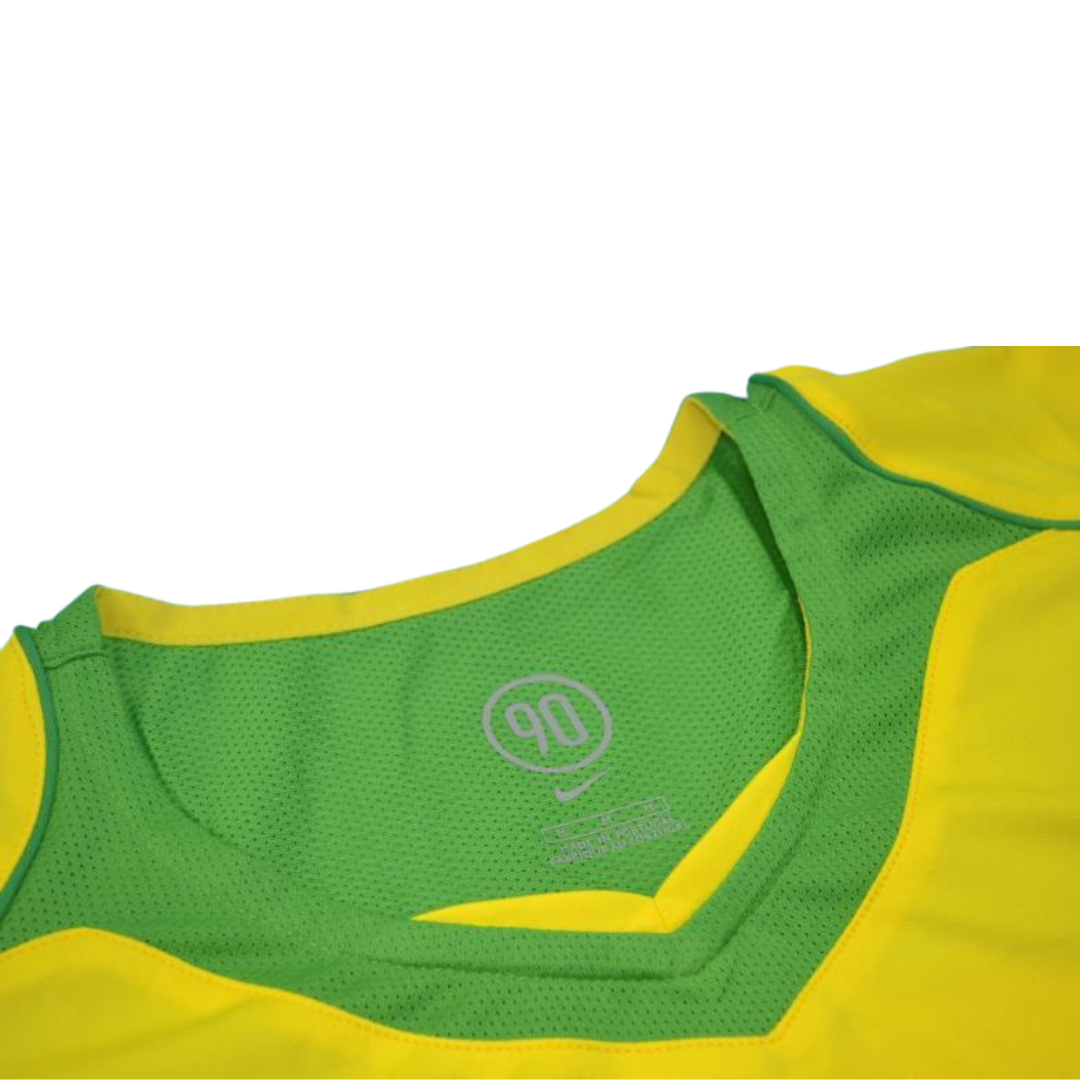 Camisa Retrô Brasil Home Confederations Versão 04/06 "Adriano" N°.9