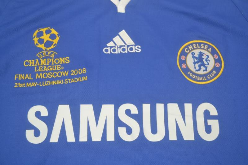 Camisa Retrô Chelsea Home 07/08 UCL Finale Versão "Essien" Nº 5