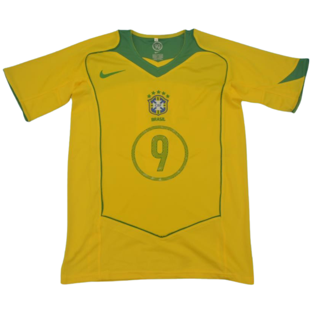 Camisa Retrô Brasil Home 04/06 "Ronaldo" N°.9
