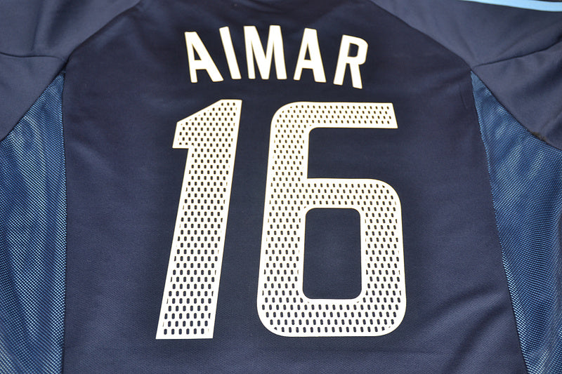 Camisa Retrô Argentina Away Copa do Mundo Versão 2002 "Aimar" N°.16