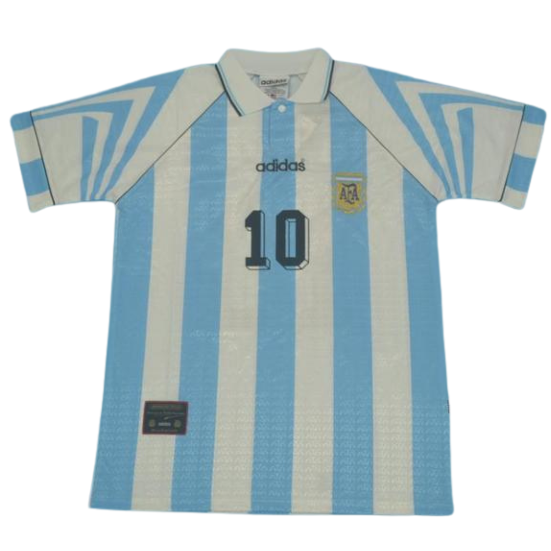 Camisa Retrô Argentina Home 96/97 "Ortega" N°.10