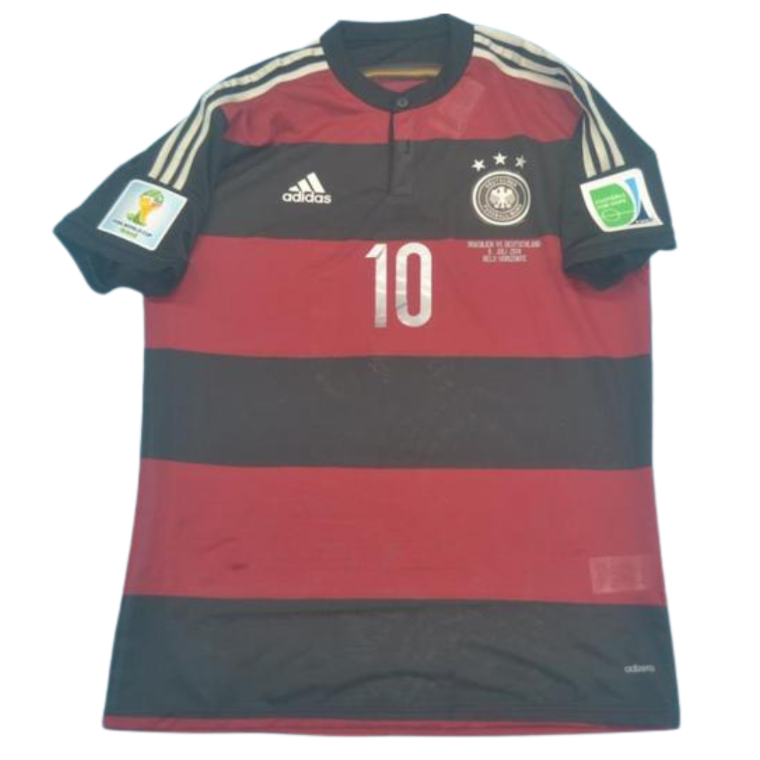 Camisa Retrô Alemanha Away Copa do Mundo Versão 2014 "Podolski" N°.10