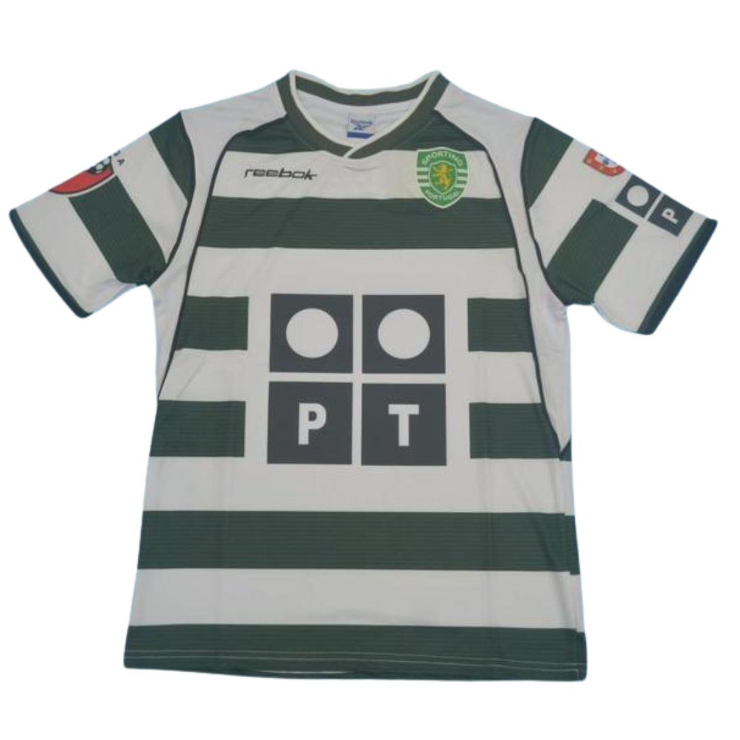 Camisa Retrô Sporting Lisboa Home 01/02