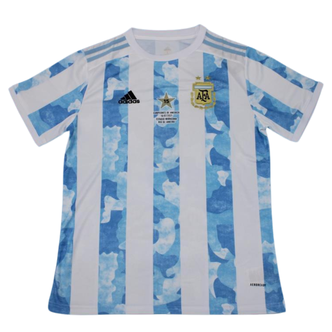 Camisa Retrô Argentina Home Champions Camisa Retrô American Cup Versão 20/21
