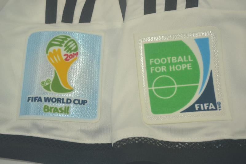Camisa Retrô Argentina Home Copa do Mundo Versão 2014 "Messi" N°.10