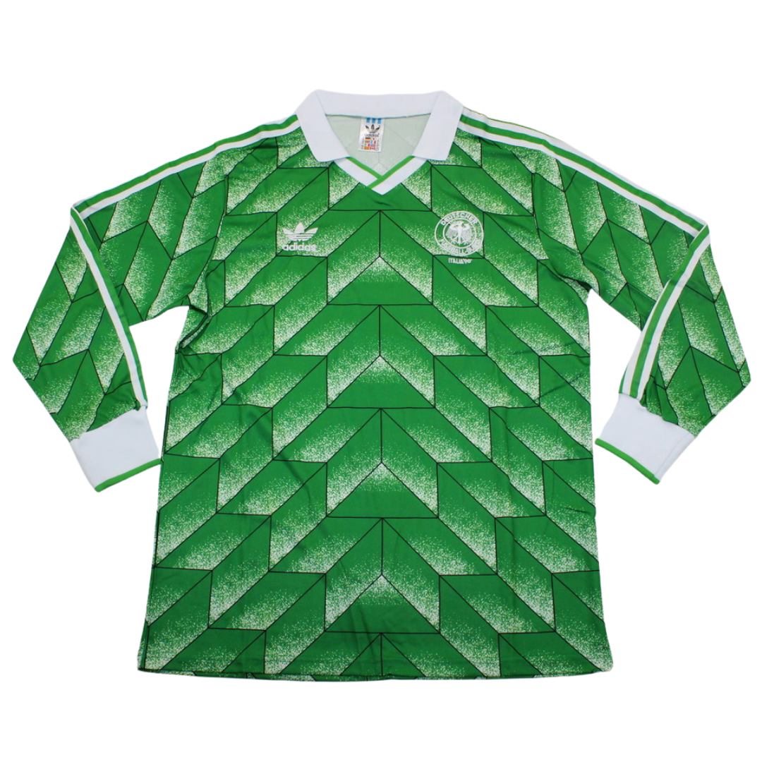Camisa Retrô Alemanha Away  Manga Longaa 1990