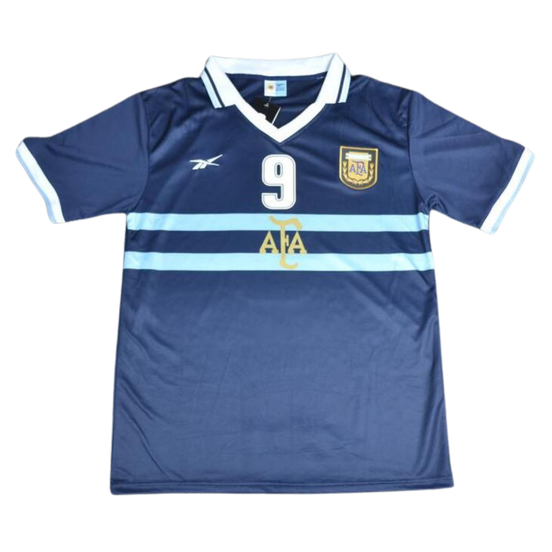 Camisa Retrô Argentina Away Camisa Retrô American Cup 1999 "Crespo" N°.9