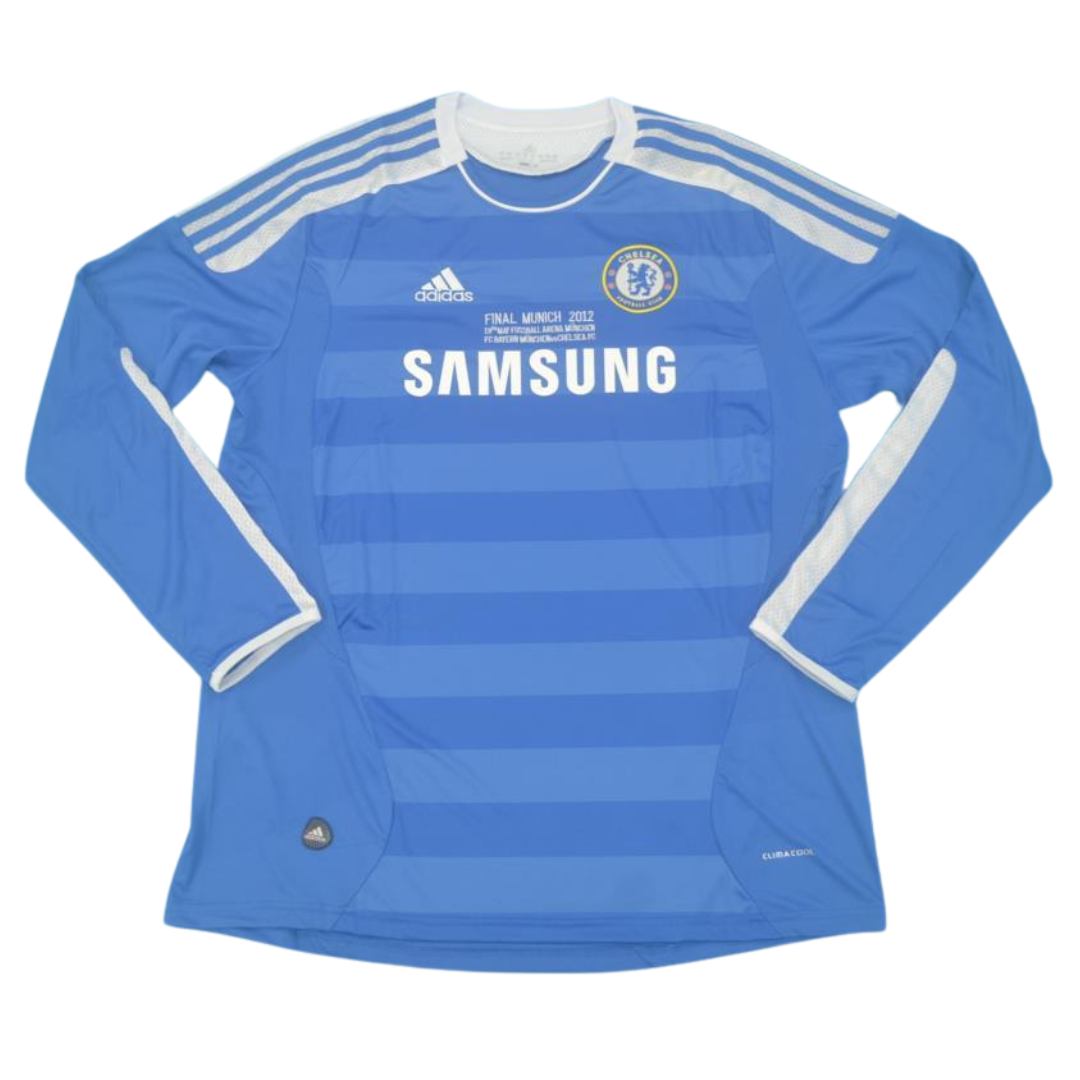 Camisa Retrô Chelsea UCL Final Manga Longaa 2012