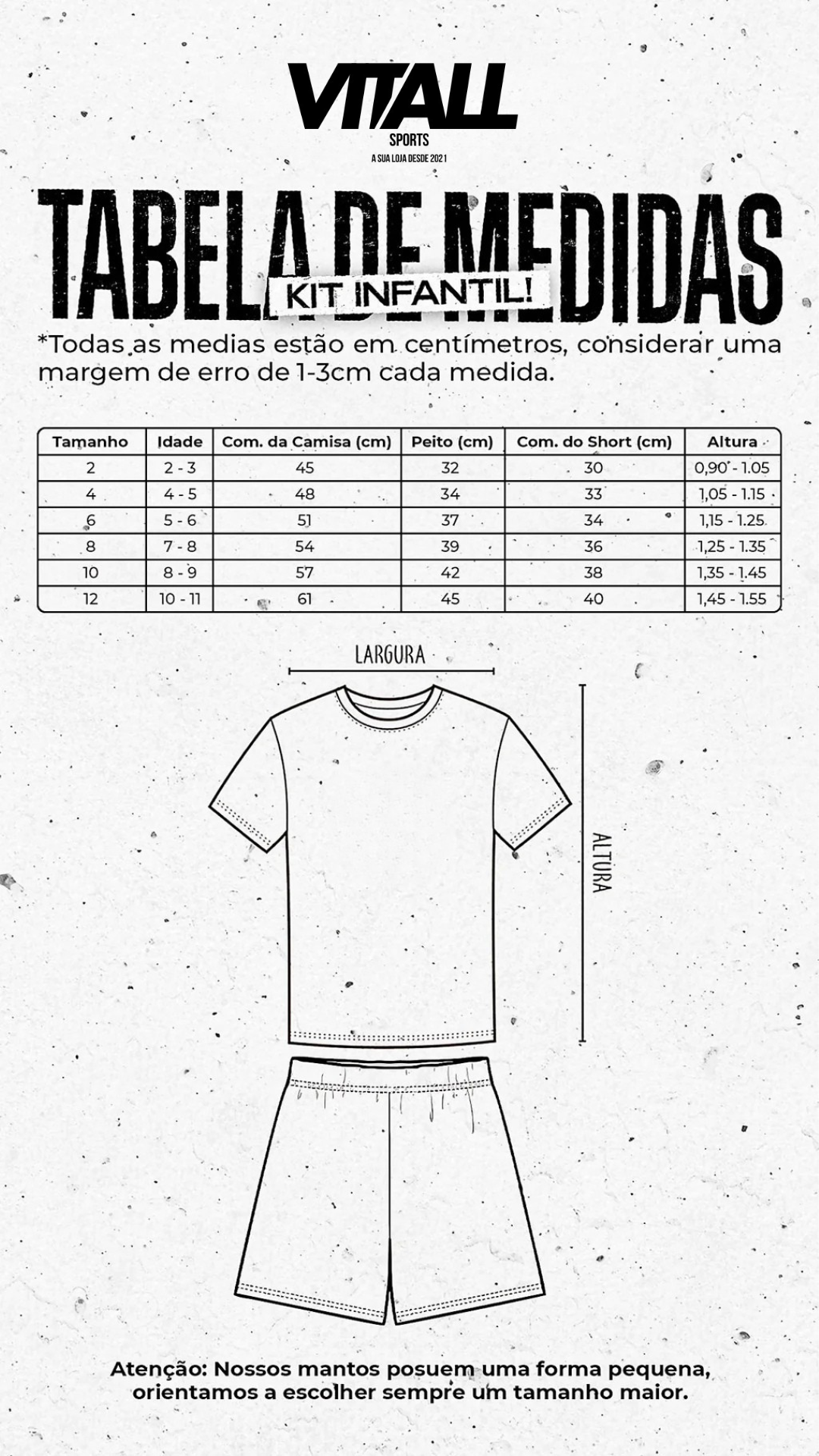 Tabela Infantil
