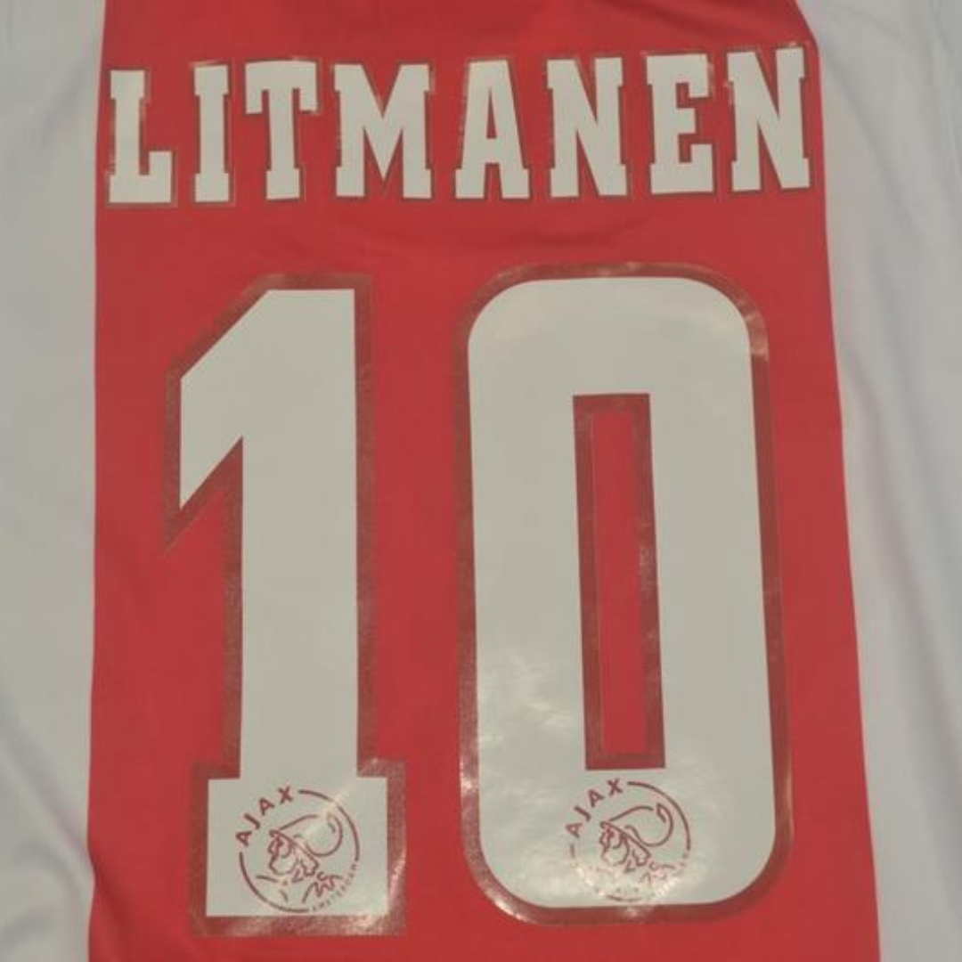 Camisa Retrô Ajax Home 1988 "Litmanen" Nº 10