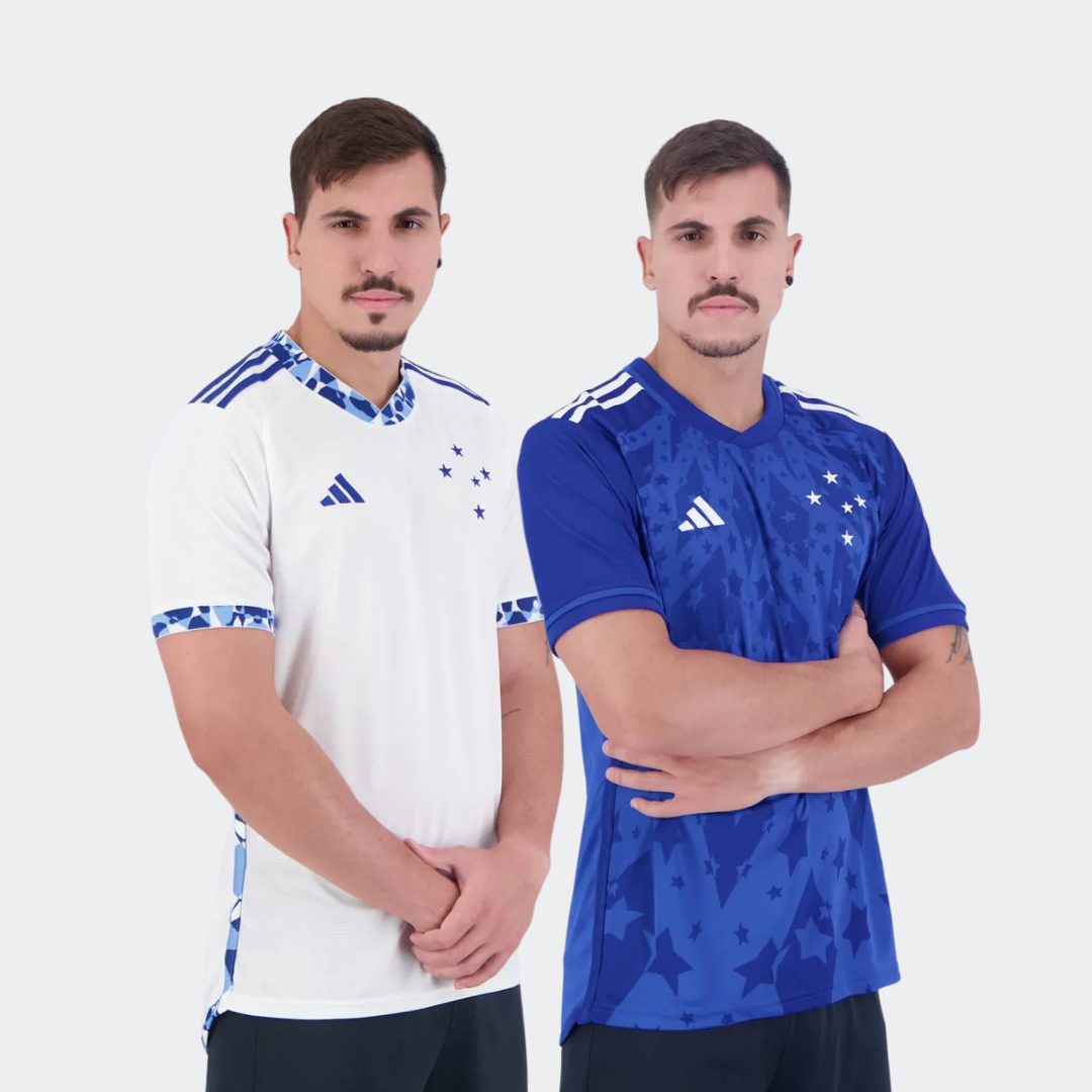Kit 2 Camisas adidas Cruzeiro 2024/25 I & II