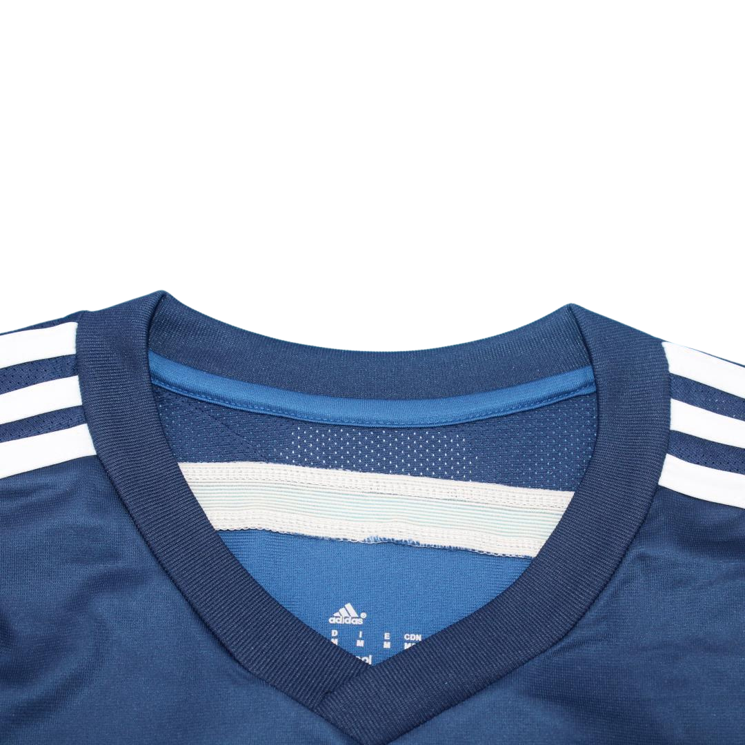 Camisa Retrô Argentina Away Copa do Mundo Finale Versão Manga Longaa 2014