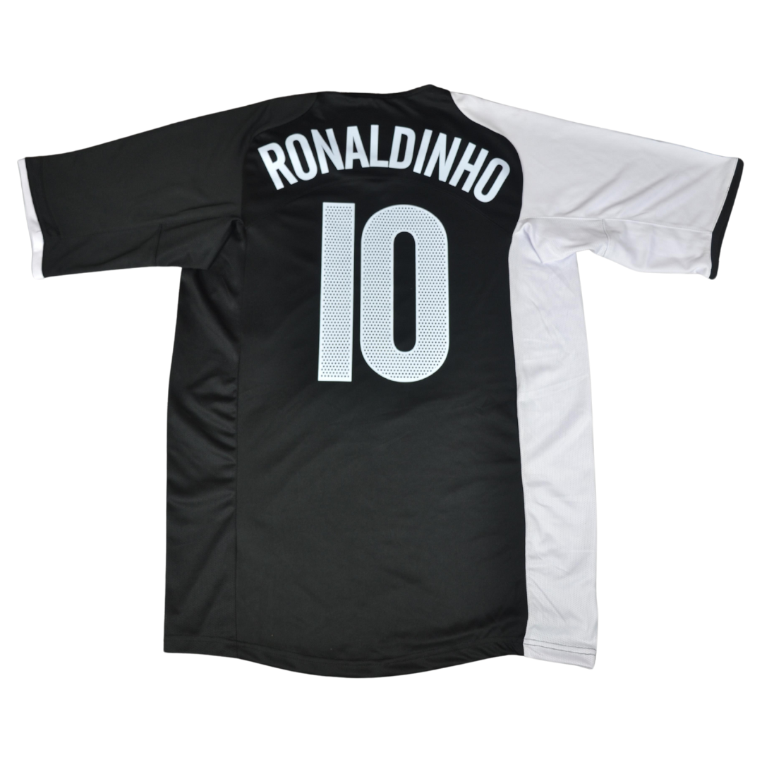 Camisa Retrô Brasil Edição Anti Racism 2005  and  "Ronaldinho" N°.10