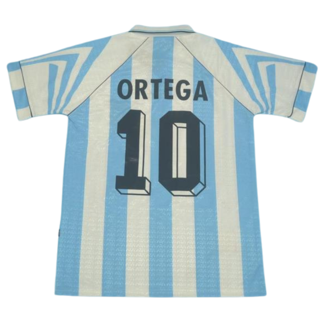 Camisa Retrô Argentina Home 96/97 "Ortega" N°.10