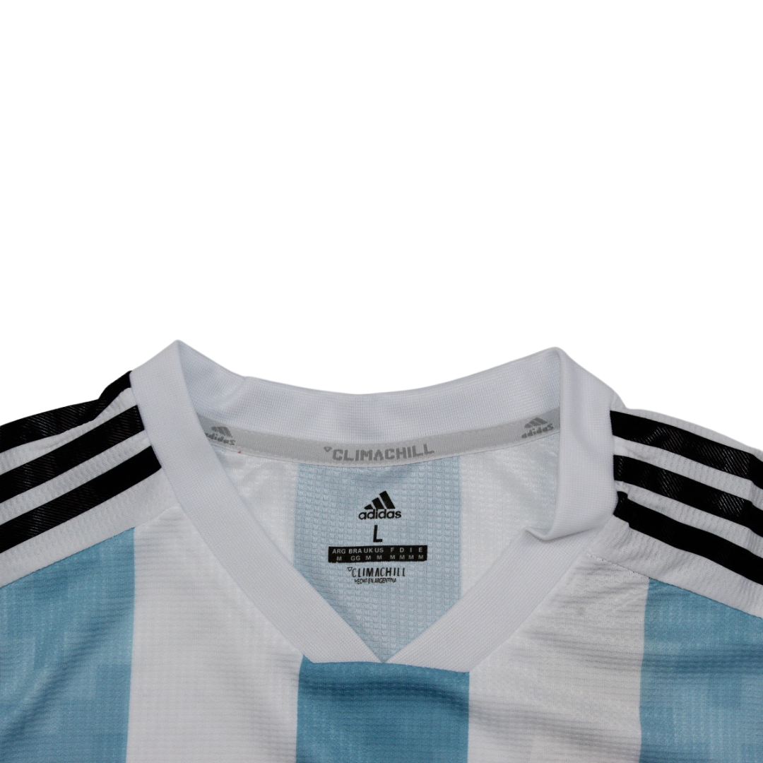 Camisa Retrô Argentina Home Versão Jogador 2018