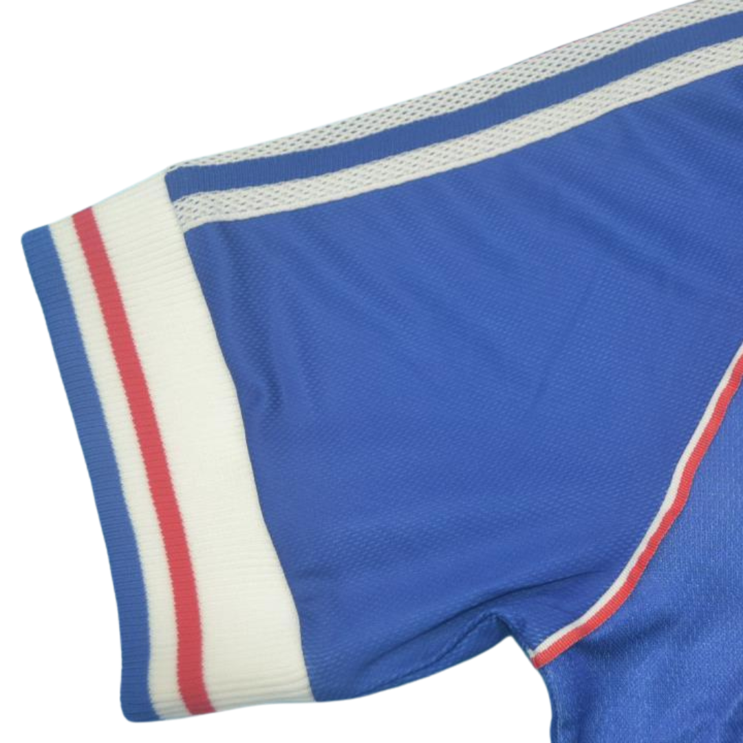 Camisa Retrô França Home Copa do Mundo Versão 1998 "Makélélé" N°24