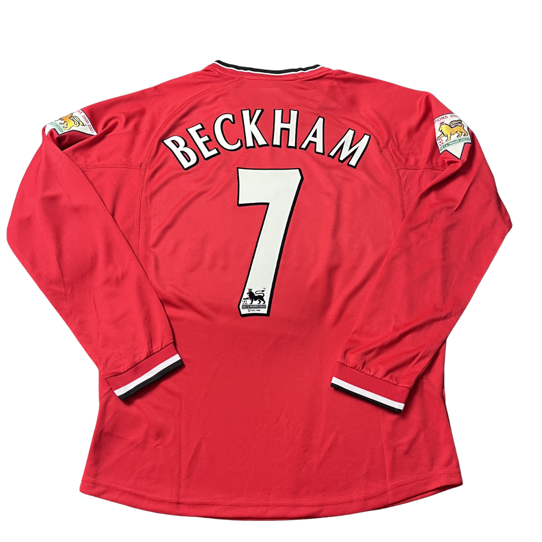 Camisa Retrô Manchester United 00/02 Home "Beckham" Nº7