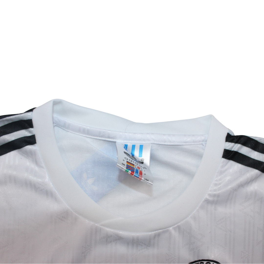 Camisa Retrô Alemanha Home Manga Longaa 1990