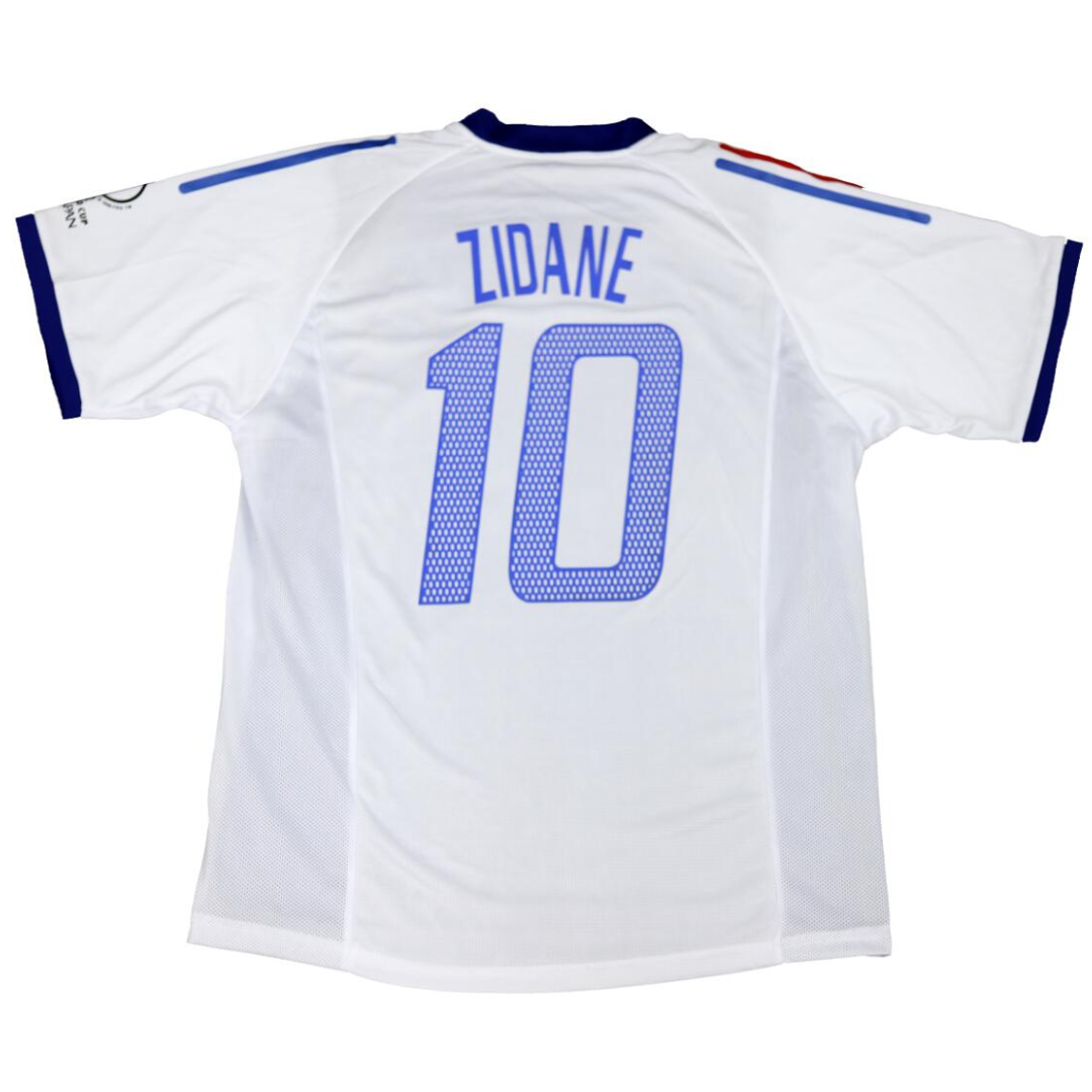 Camisa Retrô França Away  2002 "Zidane" N°.10
