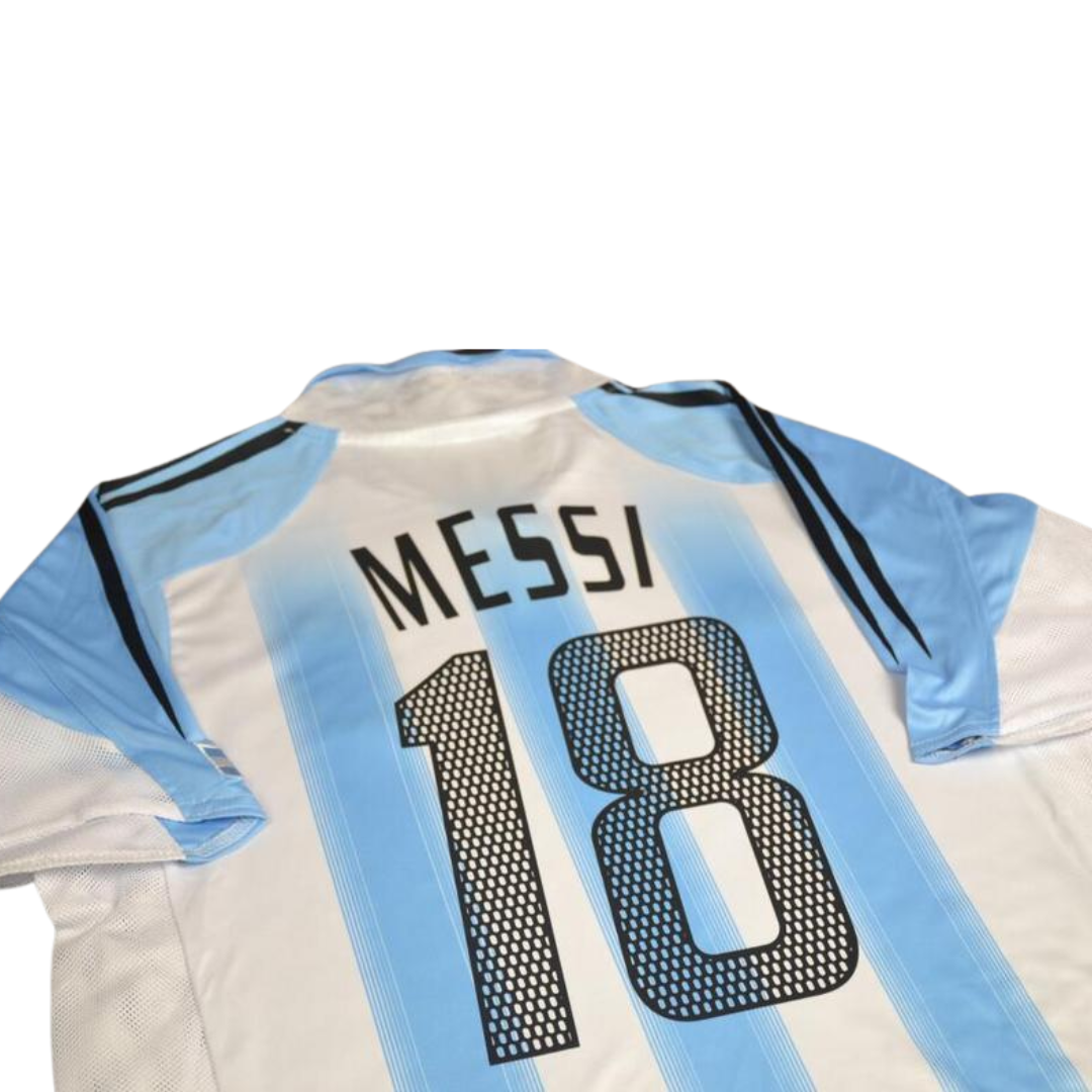 Camisa Retrô Argentina Home Camisa Retrô American Cup 2004 "Messi" N°.18
