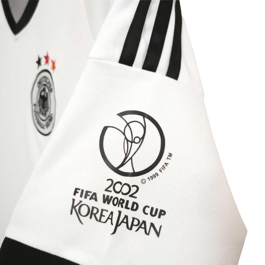 Camisa Retrô Alemanha Home Copa do Mundo Versão 2002 "Ballack" N°.13