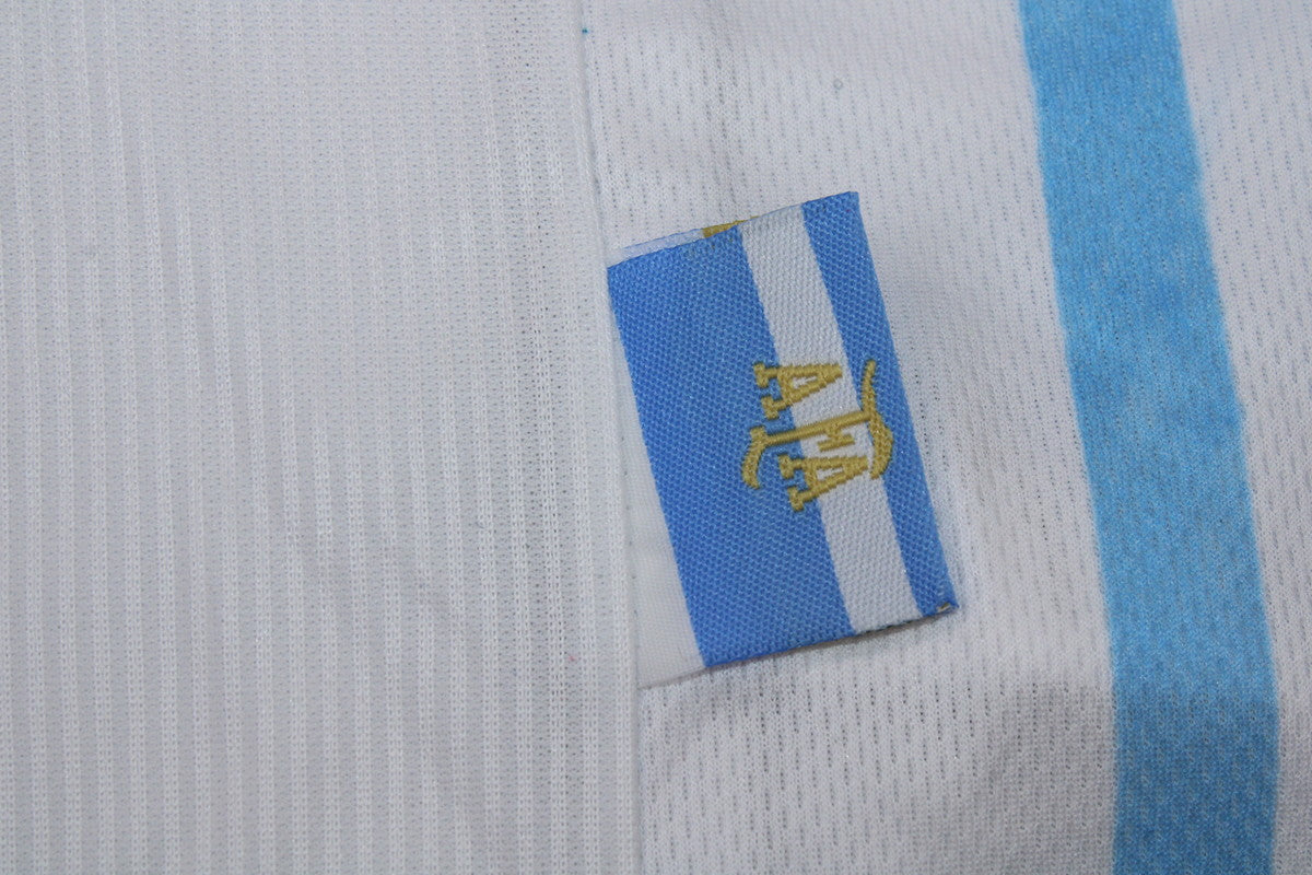 Camisa Retrô Argentina Home Manga Longaa 1998