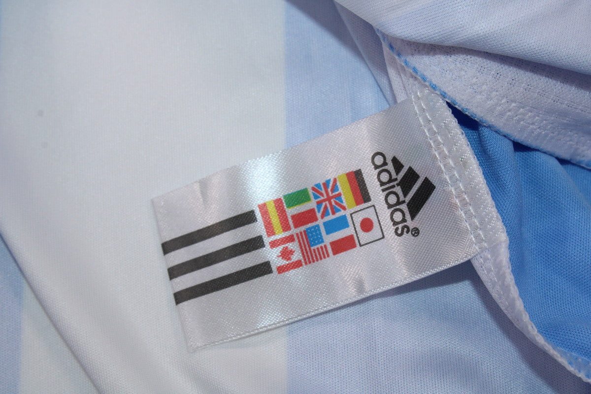 Camisa Retrô Argentina Home Weltmeisterschaft Versão Manga Longaa 2006 "Messi" N°.19