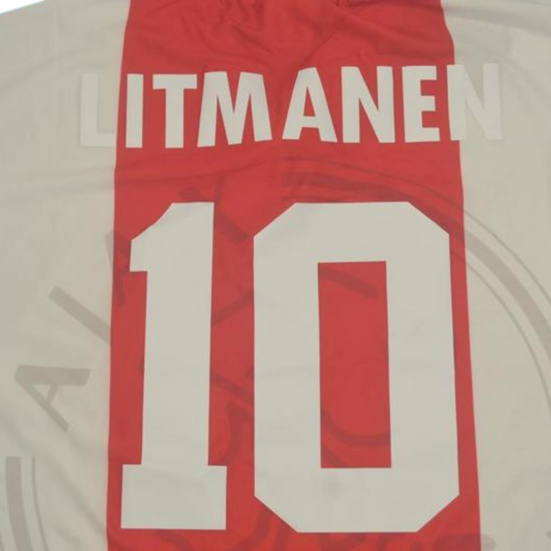 Camisa Retrô Ajax Home 95/96 "Litmanen" Nº 10