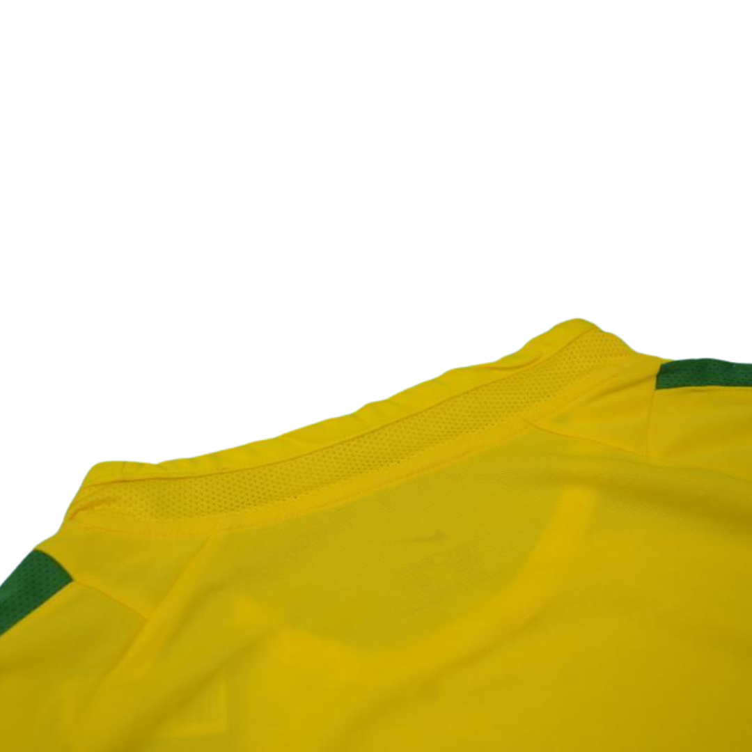 Camisa Retrô Brasil Home Copa do Mundo Versão 2002 "Rivaldo" N°.10