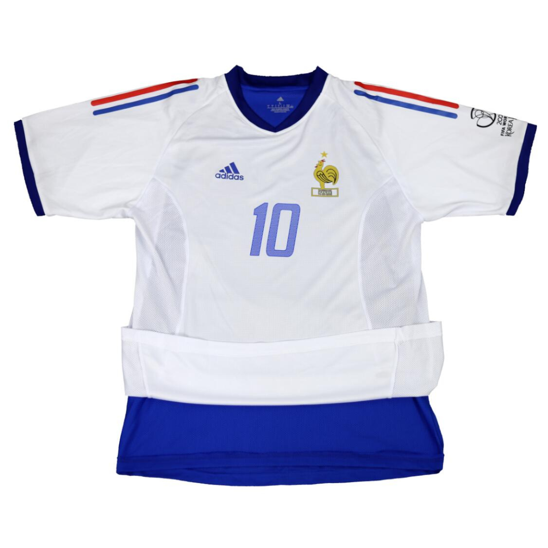 Camisa Retrô França Away  2002 "Zidane" N°.10