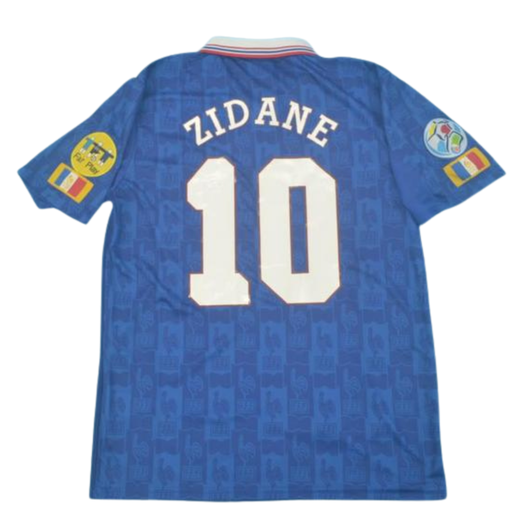 Camisa Retrô França Home 1996 "Zidane" N°10