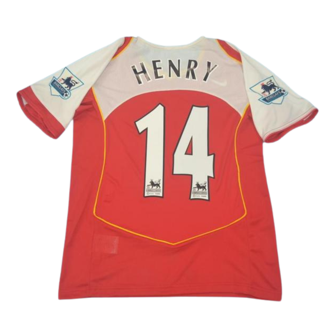 Camisa Retrô Arsenal Home 04/05 "HeN°y" Nº 14
