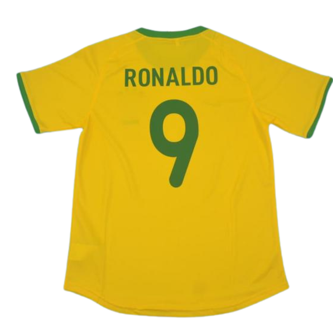 Camisa Retrô Brasil Home 2000 "Ronaldo" N°.9