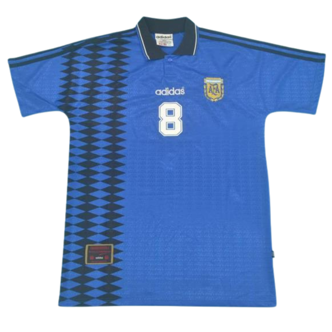 Camisa Retrô Argentina Away 1994 "Riquelme" N°.8