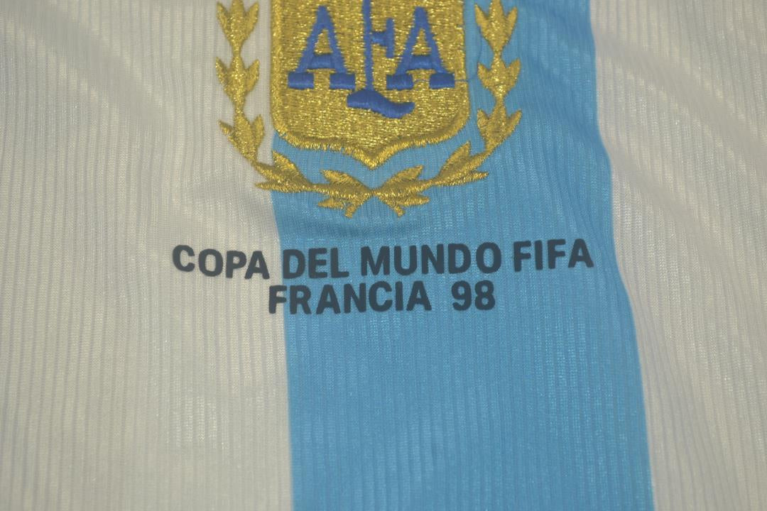 Camisa Retrô Argentina Home 1998 "Batistuta" N°.9