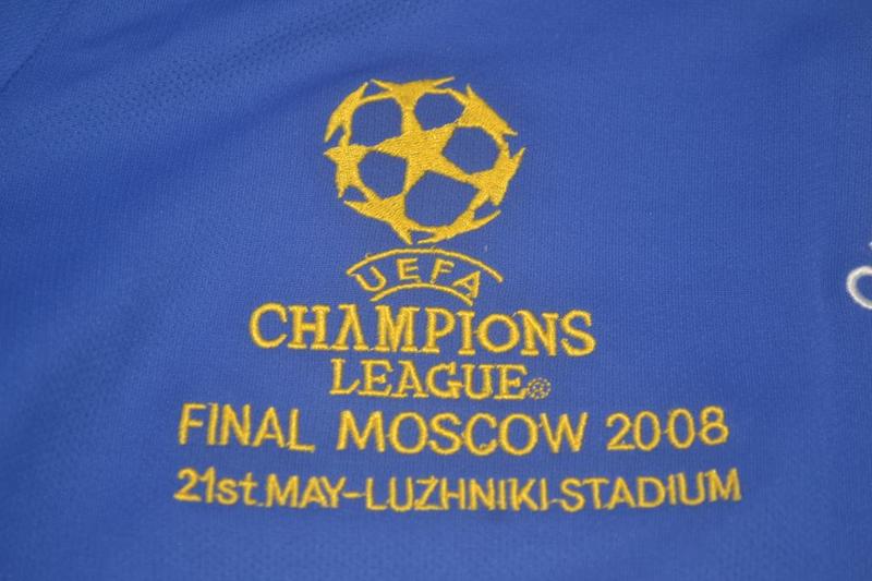 Camisa Retrô Chelsea Home 07/08 UCL Finale Versão "J. Cole" Nº 10