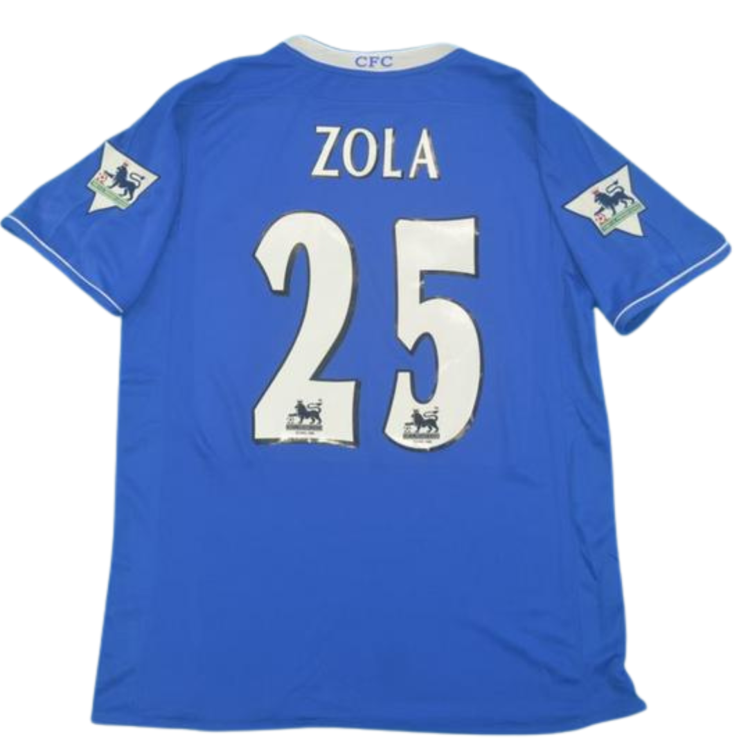 Camisa Retrô Chelsea Home 03/05 "Zola" Nº 25