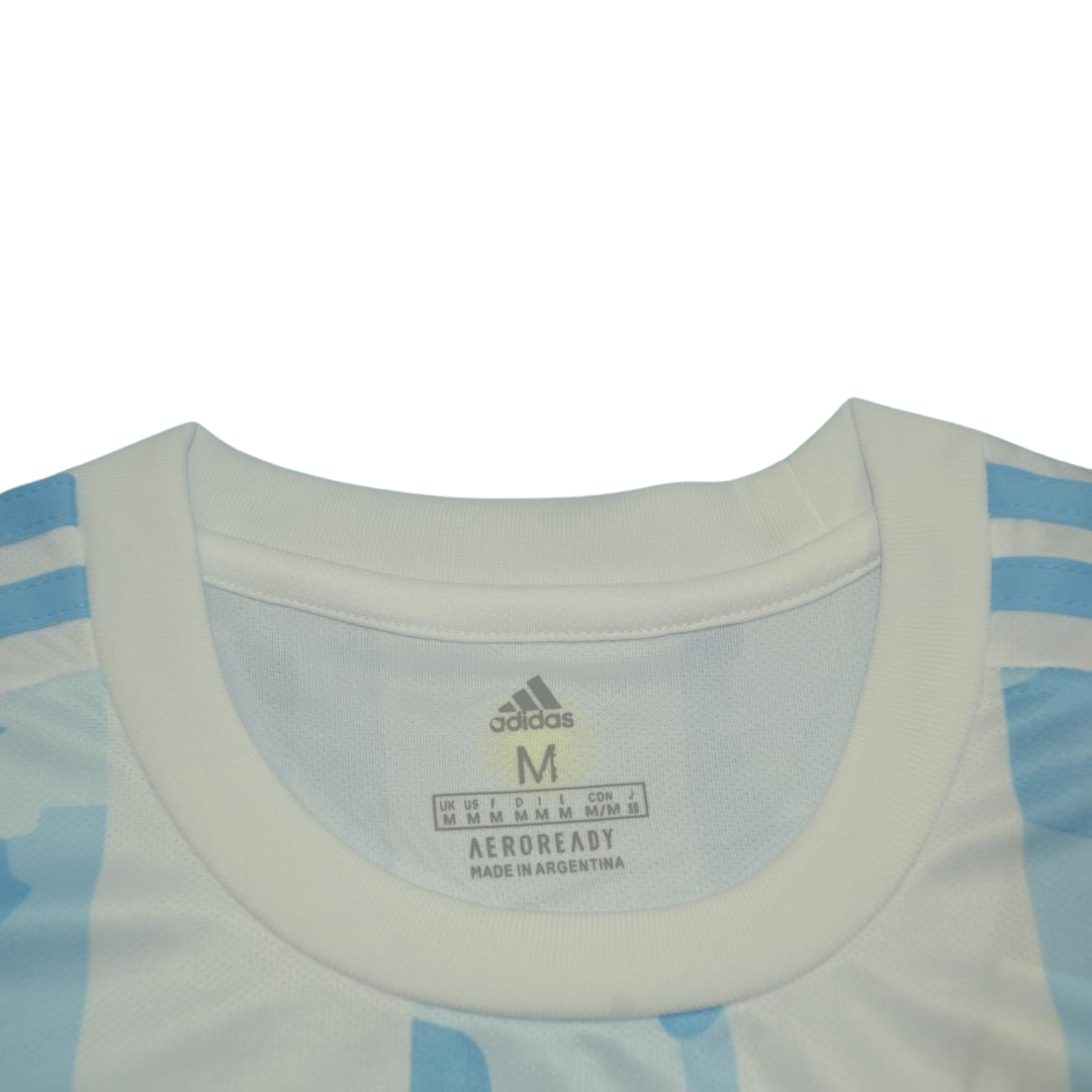 Camisa Retrô Argentina Home Final Camisa Retrô American Cup Versão 20/21 "Messi" N°.10