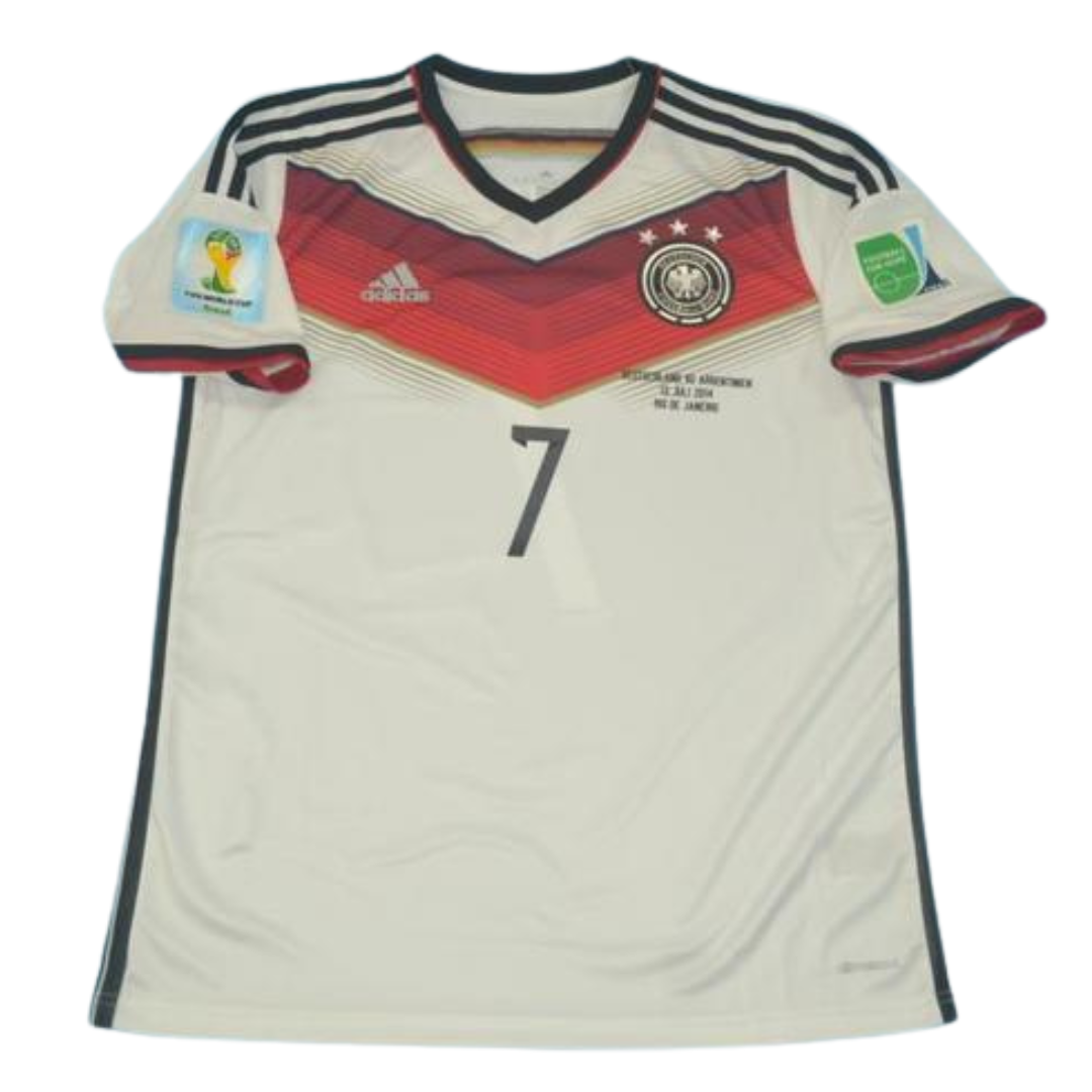 Camisa Retrô Alemanha Home Copa do Mundo Finale Versão 2014 "Schwsteiger" N°.7